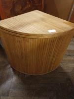 Rohový koš na prádlo bambus             